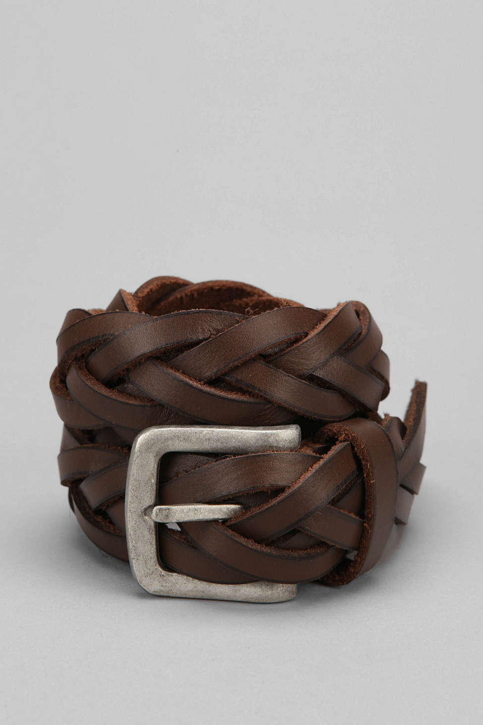 Braided Leather Belt - Urba...