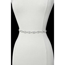 Rhinestone encrusted bridal belt Crystal Belt by TangCreations