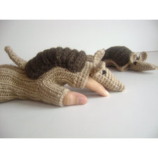 Original Design Cute Armadillos  gloves,touch screen gloves,  Valentine day, boy, girl