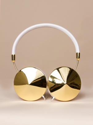 Taylor White and Gold Headp...