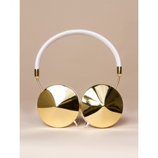 Taylor White and Gold Headphones by Frends - ShopKitson.com