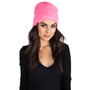 Plush Barca Slouch Beanie in Neon Pink | REVOLVE