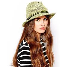 Image 1 of French Connection Daysha Straw Hat