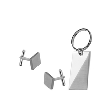 Image 1 of ASOS Cuff Link and Keychain Set