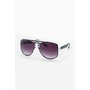 Jeepers Peepers Rex Aviator Sunglasses in Clear Stripe 