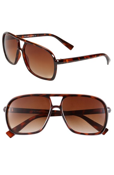 KW 58mm Aviator Sunglasses ...