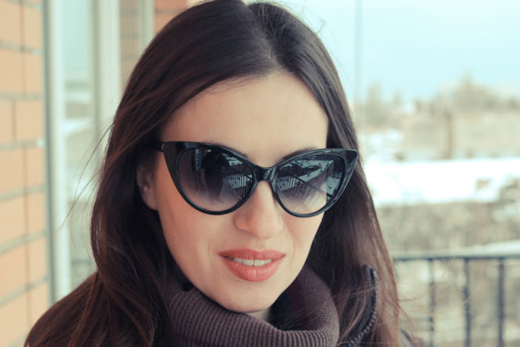 Vintage cateye sunglasses. ...