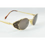 Vintage TURA Sunglasses, Oval with Gold & Black Filigree Sides, Ready to Wear