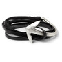 Miansai Half-Cuff Metal and Leather Wrap Bracelet