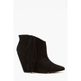 Ziah Fringe Boot - Black Suede in Sale at Nasty Gal