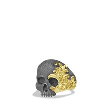 David Yurman 'Waves' Skull Ring with Gold | Nordstrom
