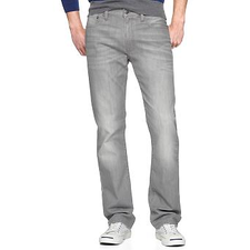 1969 straight fit jeans (silver wash) | Gap