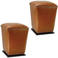 Safavieh Hudson Collection Saddle Square Ottoman