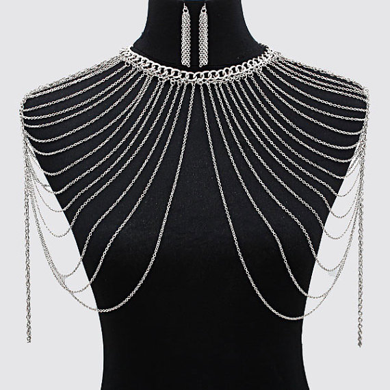Shoulder Chain, Silver shou...