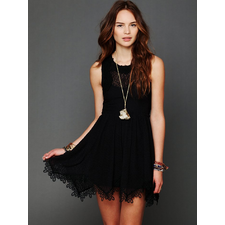 Free People Lace Dream Dress at Free People Clothing Boutique