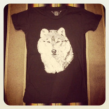 Bandit Brand - Wolf Tee in Black/White Ink $39 - Show Pony Boutique