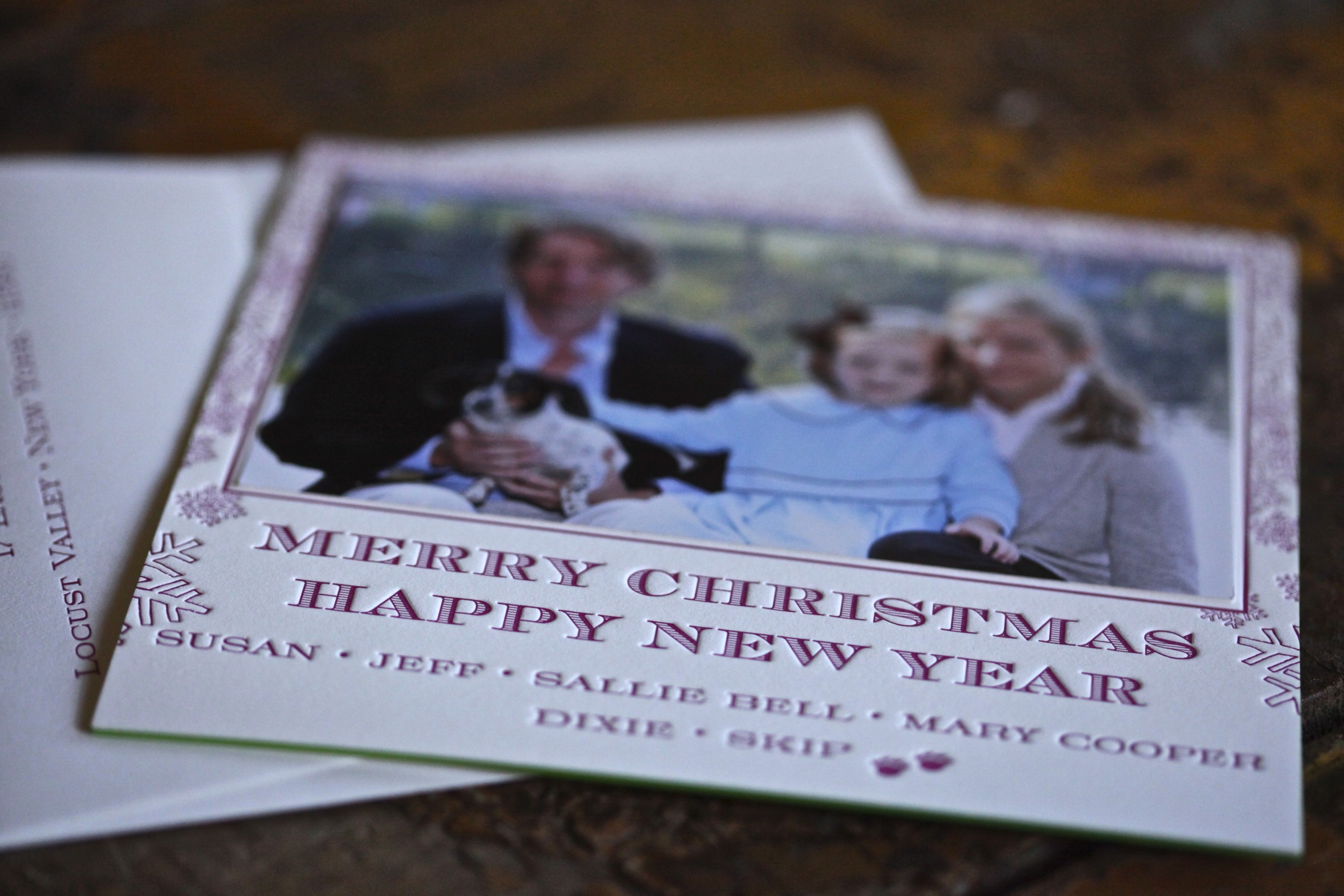 Letterpress Holiday Photo C...