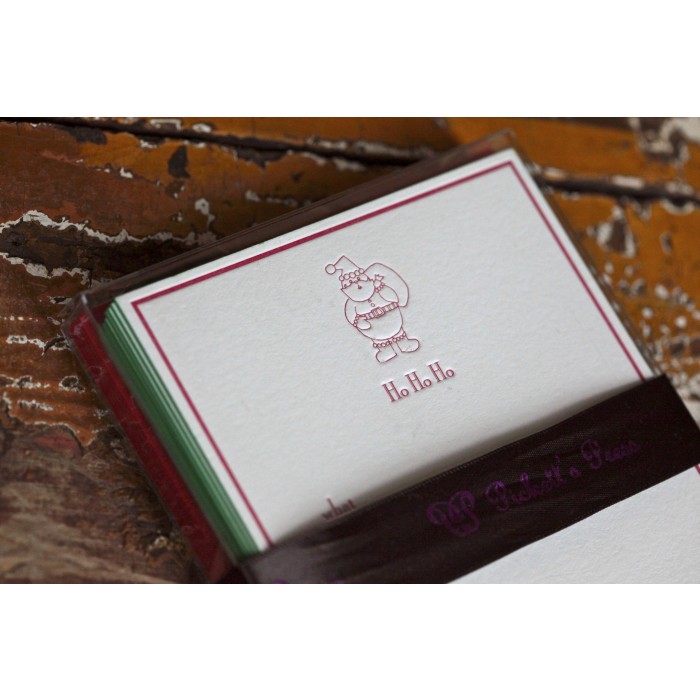 Santa Fill In Invitations