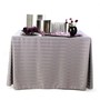 Polyester Stripe Damask Tab...