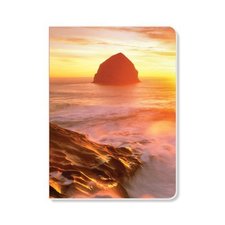 ECOeverywhere Sunset Wave Journal, 160 Pages, 7.625 x 5.625 Inches, Multicolored :