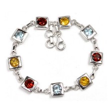 Stunning 925 sterling silver Citrine Bracelet