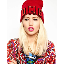 Image 1 of Funky Bling OMG Beanie Hat
