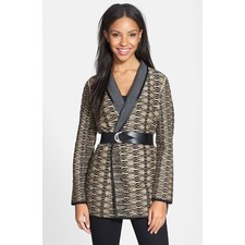 NIC ZOE 'Jazz Age' Reversible Belted Jacquard Jacket (Regular & Petite) | Nordstrom