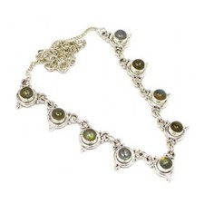 Handmade 925 sterling silver Labradorite Necklace