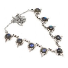 Amazing 925 sterling silver Labradorite Necklace