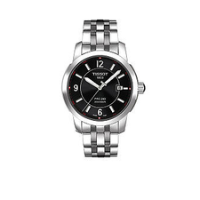 Tissot Black Quartz Stainless Steel Watch