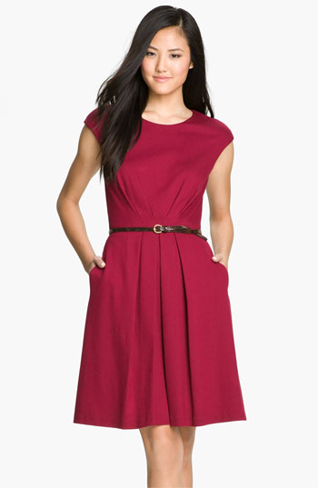 Maggy London Belted Ponte K...