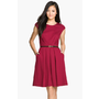 Maggy London Belted Ponte Knit Fit & Flare Dress | Nordstrom