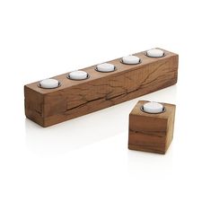 Woodsy Candleholders