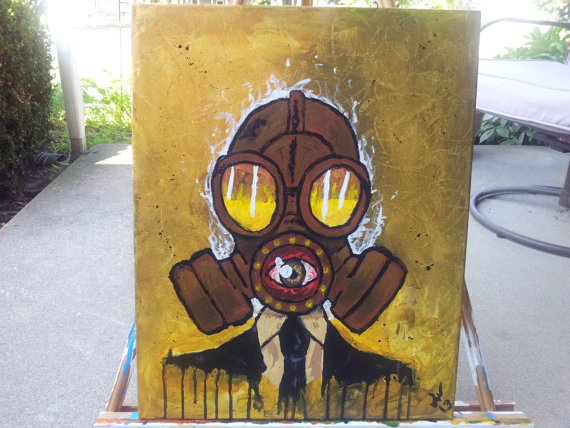 post apocalyptic acrylic pa...