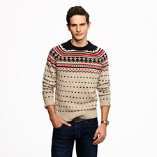 Lambswool Ayrshire Fair Isle sweater