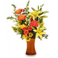 Autumn Excitement Arrangement in Highland, MI - FLOWER FACTORY