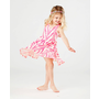 Southwest Twirling Dress in Hot Pink on Creme