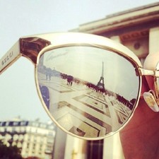 Gucci Gold Endura Cat-Eye Sunglasses | Spotted on @asos