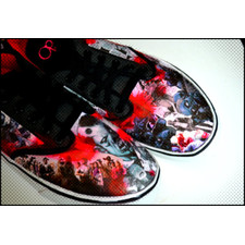 Custom Mens Shoes, Mens Walking Dead Shoes, Custom Walking Dead Shoes, Walking Dead, Walking Dead Shoes, Mens Van Shoes, Mens Skate Shoes