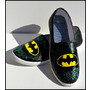 Custom Glitter Batman Shoes