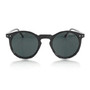 Black Mens Round Frame O'Malley Sunglasses / Great Gatsby
