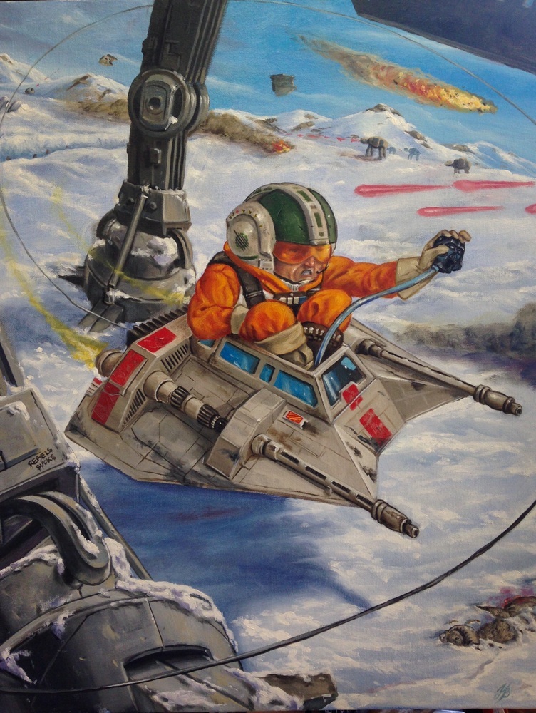 Wedge Antilles - Painting
