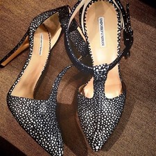 Emporio Armani Closed Toe Slip Ons | Spotted on @sincerelyjules