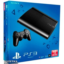 Rozetka.ua | Sony PlayStation 3 Super Slim CECH-4008C 12GB (693) (Сони). Цена, купить Sony PlayStation 3 Super Slim CECH-4008C 12GB (693) в Киеве, Харькове, Днепропетровске, Одессе, Донецке, Запорожье, Львове. Игровая приставка Sony PlayStation 3 Super Sl