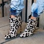 Fancy - Leopard Pony Ankle Boot by The Mode Collective