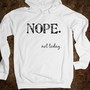 Nope Hoodie | Skreened