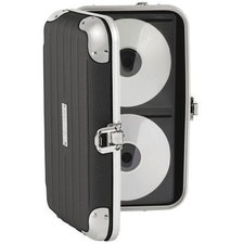 Vaultz Locking CD Wallet, 64 CD Capacity, 7 x 11 x 3 Inches, Black