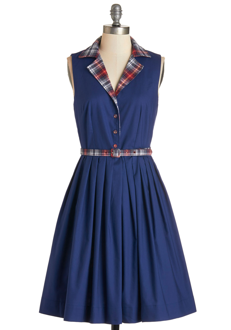 Beacon of Charm Dress in Pl...