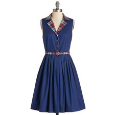 Beacon of Charm Dress in Plaid | Mod Retro Vintage Dresses | ModCloth.com