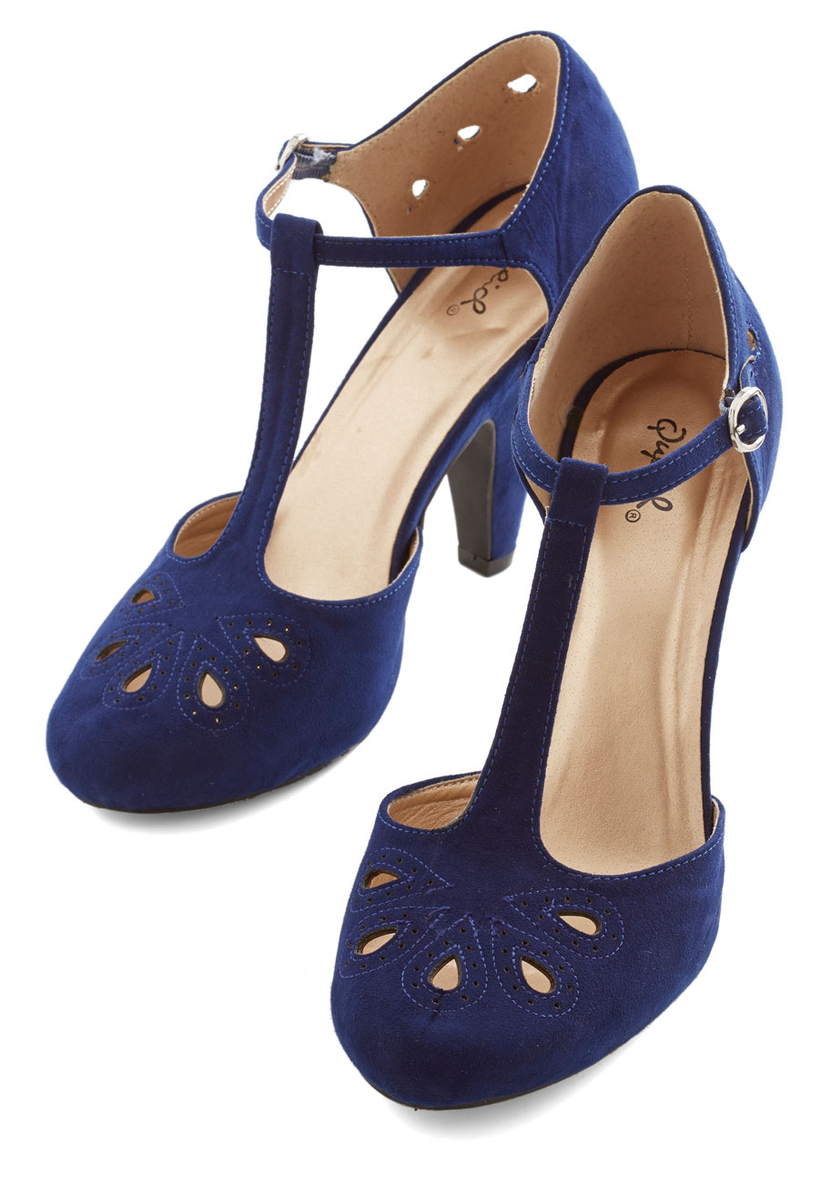Dynamic Debut Heel in Navy ...